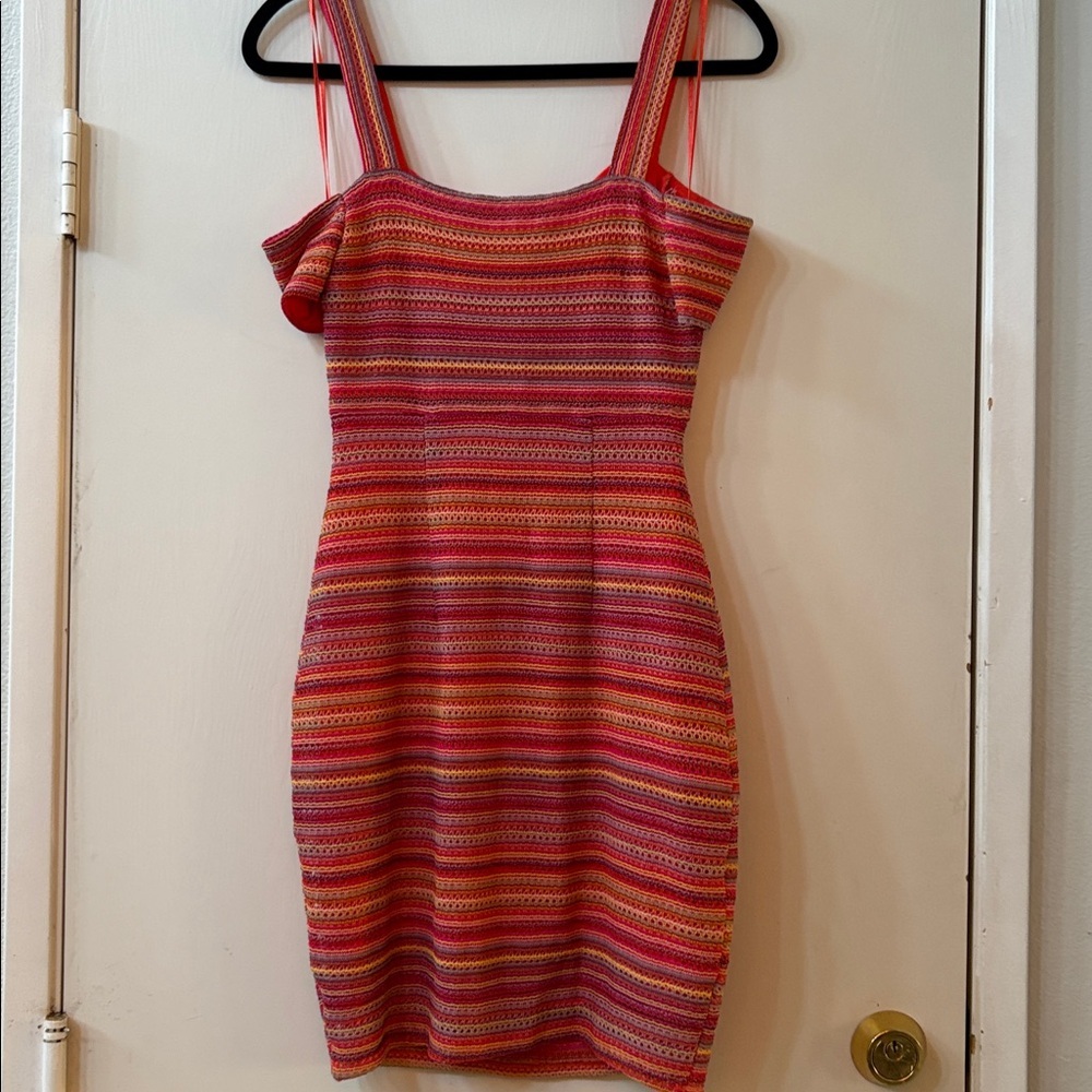 Guess Multicolor Striped Mini Dress - Picture 3 of 3